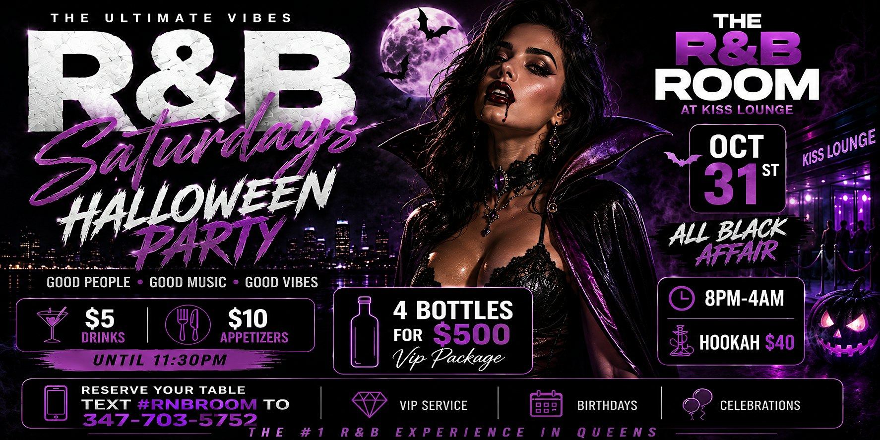 R&B Saturdays Halloween party  ( The Sexiest R&B Party in Queens )