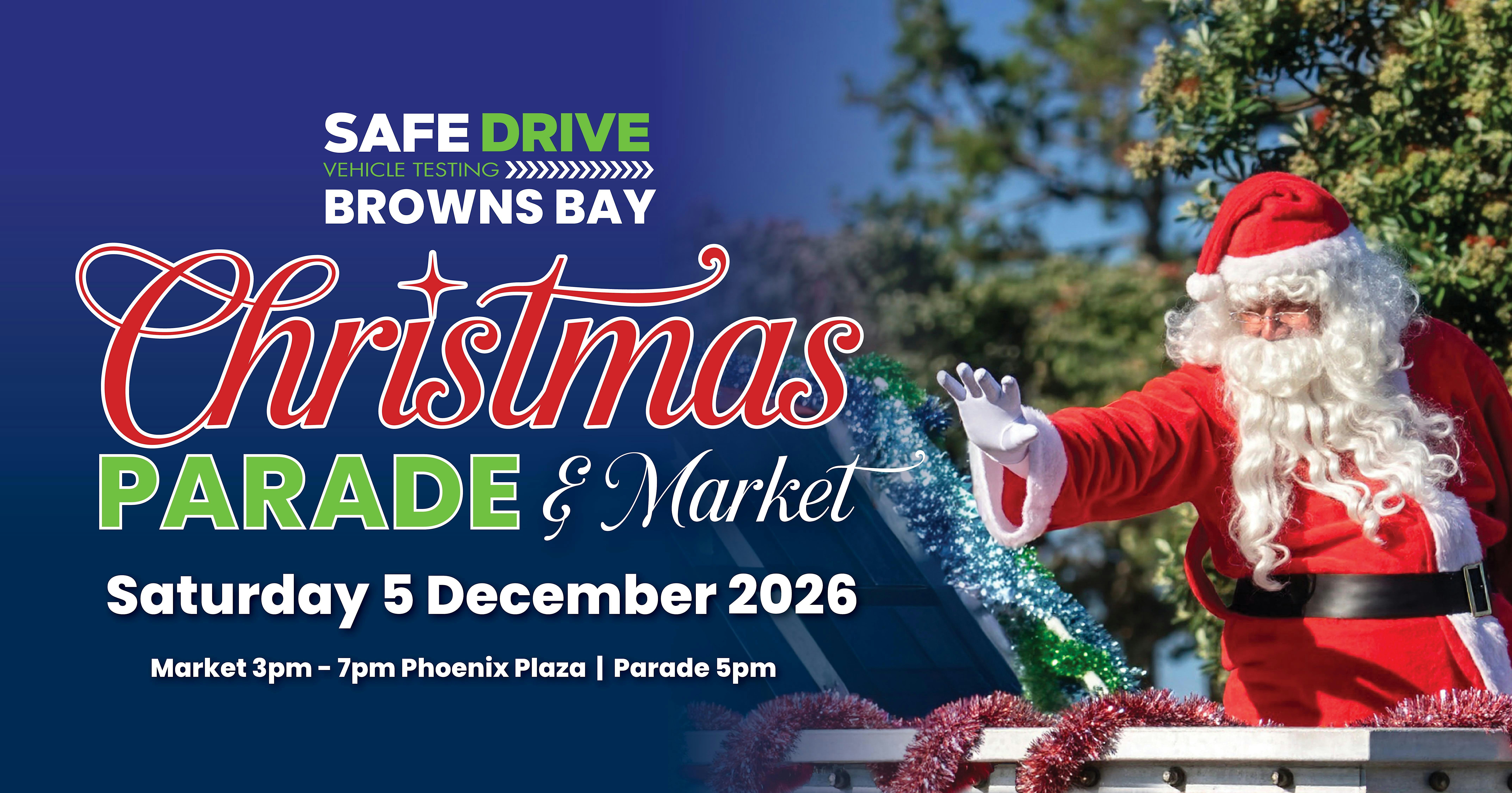 Safe Drive Vehicle Testing Browns Bay Christmas Parade 2026