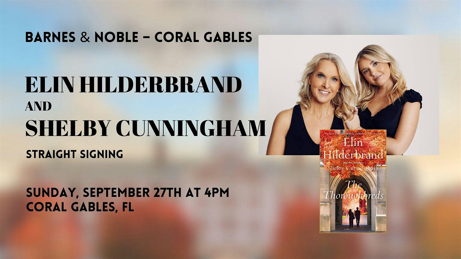 Signing with Elin Hilderbrand & Shelby Cunningham for THE THOROUGHBREDS