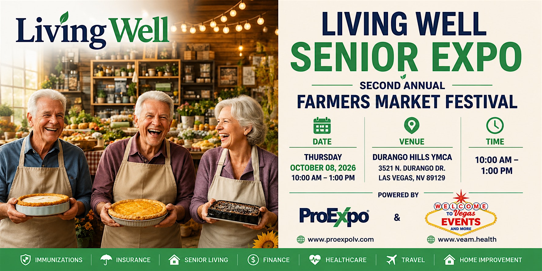 Living Well Senior Expo – Second Annual Farmers Market Festival!