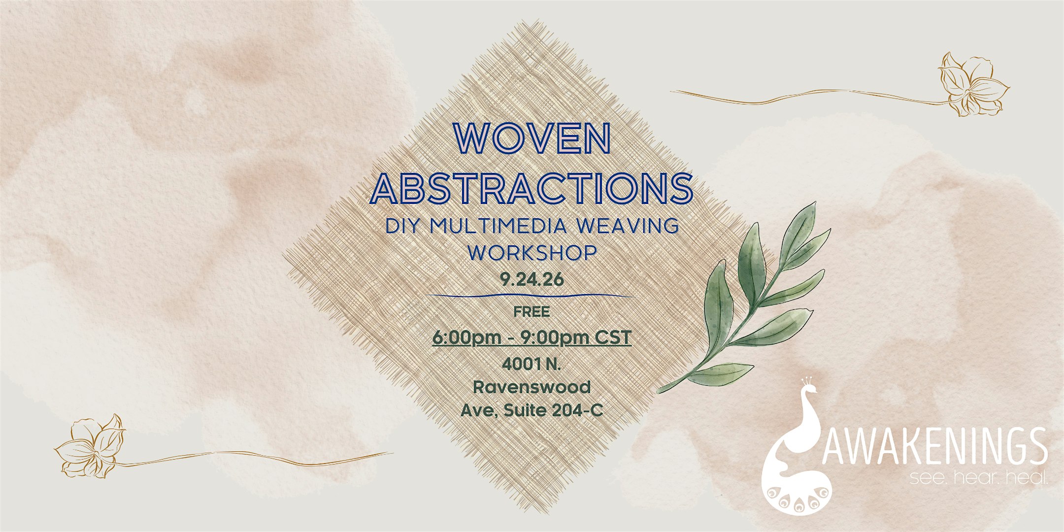 Woven Abstractions - Multimedia Weaving Workshop