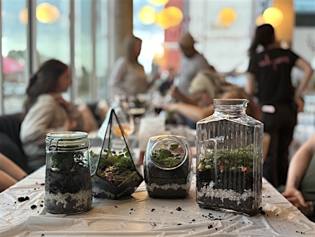 Terrarium Making Workshop at Hazel Art Bar!