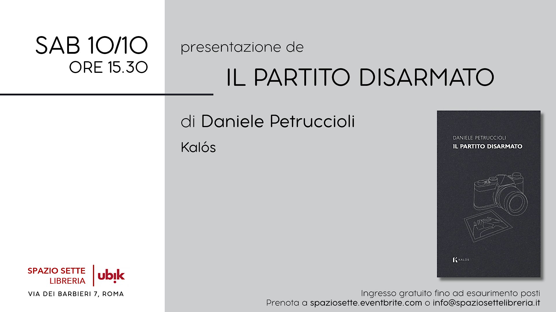 Presentazione de "Il partito disarmato"