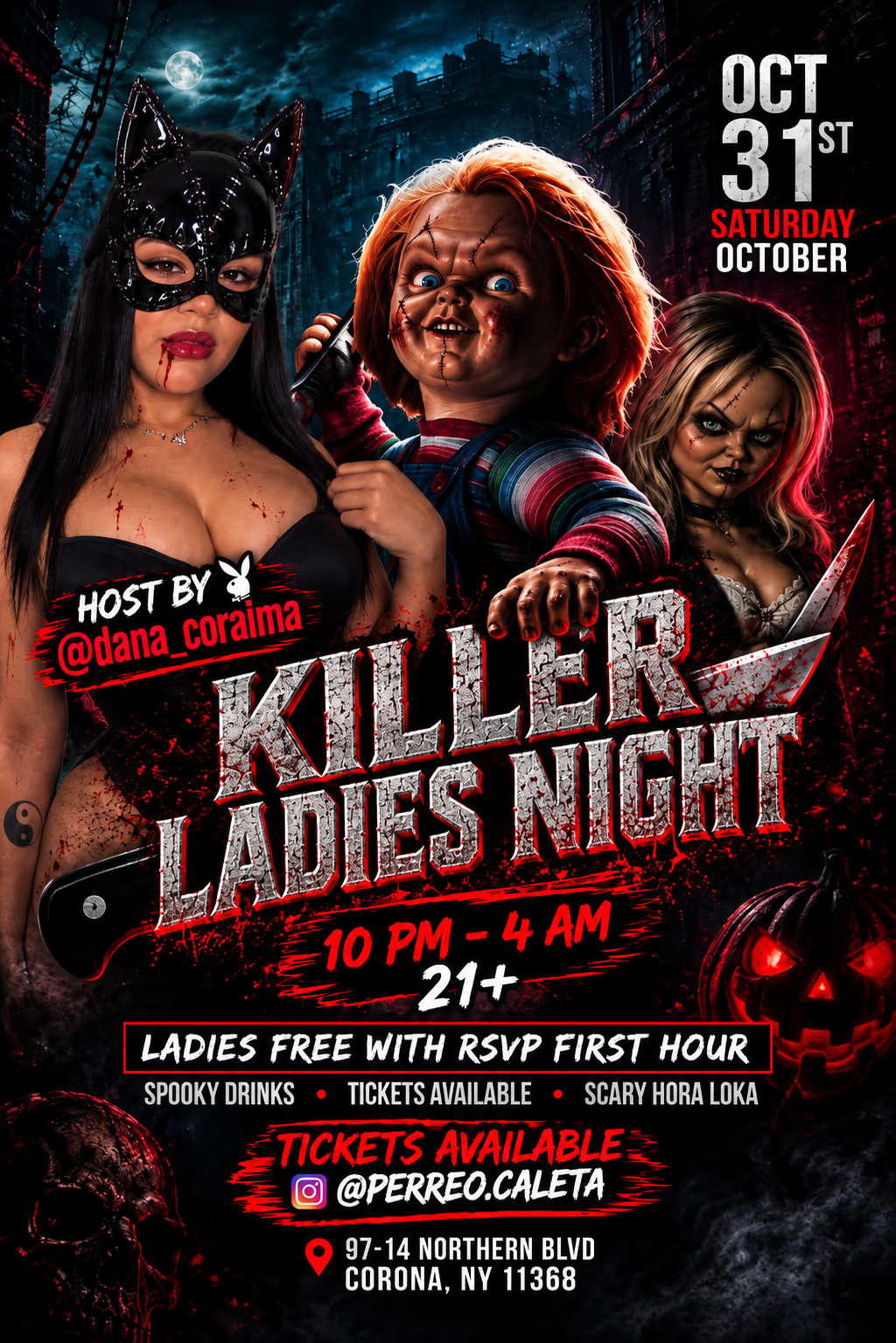 KILLER  LADIES NIGHT👠🎪👻