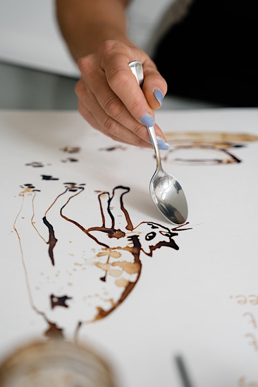 ZEICHNEN MIT KAFFEE - ein Workshop mit Künstlerin Viola Winokan | Berlin