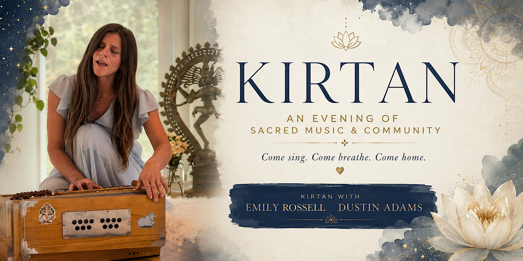 Kirtan with Emily Rossell & Dustin Adams