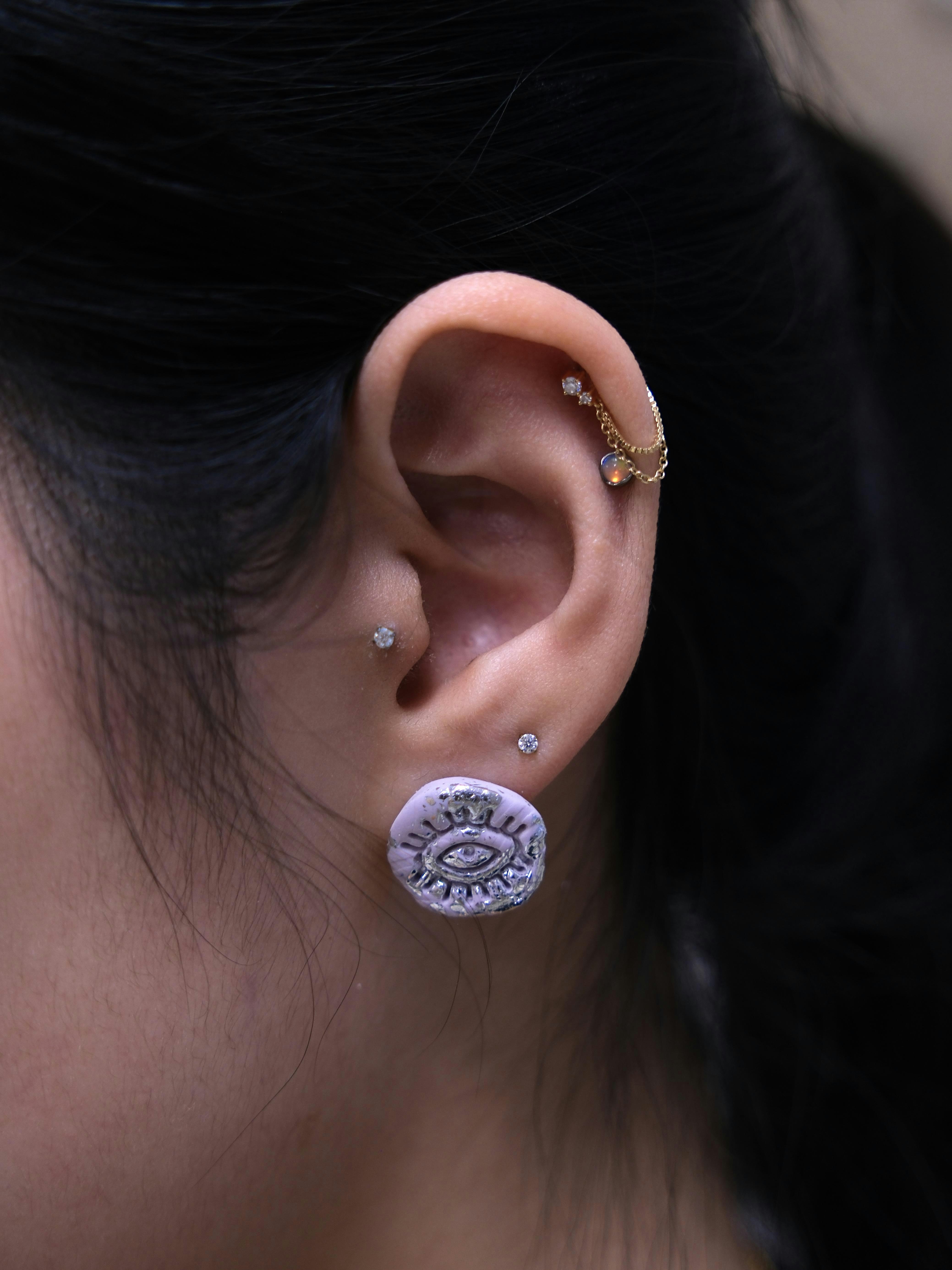DIY Jewellery Class: Polymer Clay with Gold and Silver Leaf