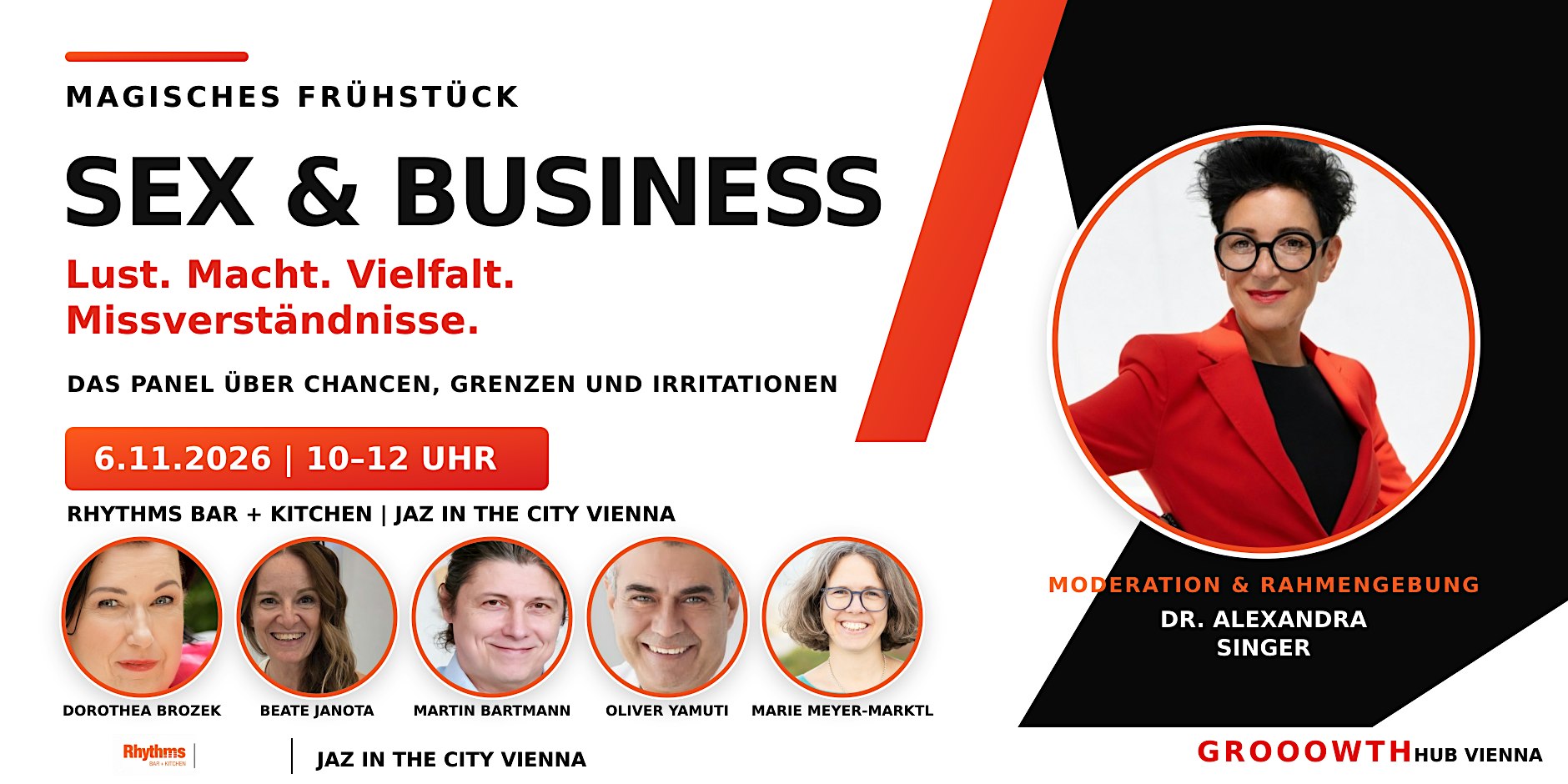 #Magisches Frühstück_SEX&BUSINESS_ Lust.Macht.Vielfalt.Missverständnisse