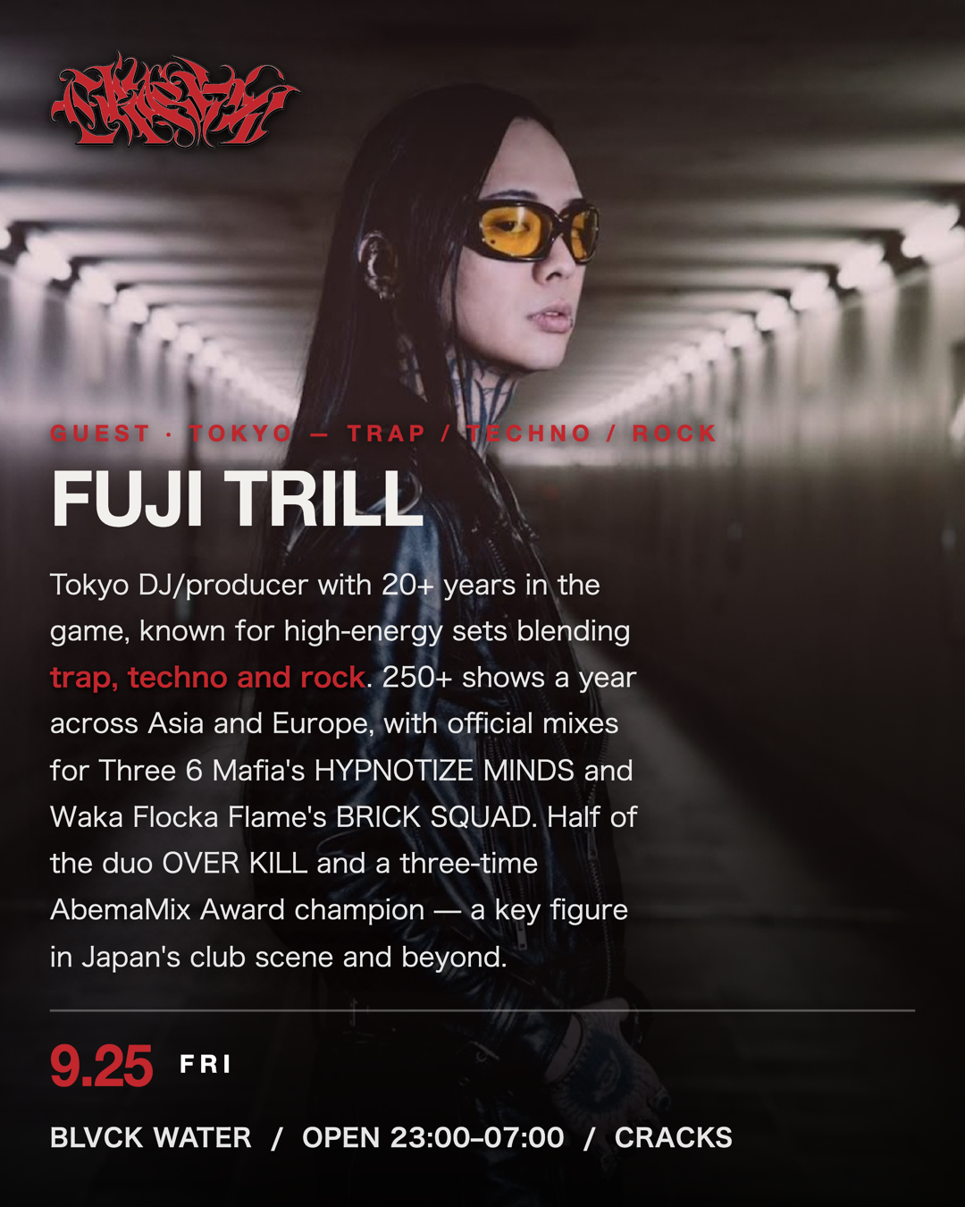 HARD TECHNO 'CRACKS' with FUJI TRILL, FENGX2, Frank Rayo, ZAGUN