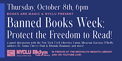 Offsite: Banned Books Week Panel: Protect the Freedom to Read!