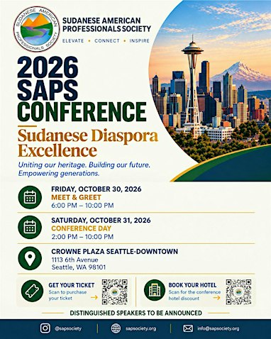 Sudanese American Professionals Society Conference 2026