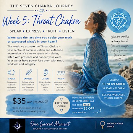 Week 5 - 7 Chakra Journey - Throat