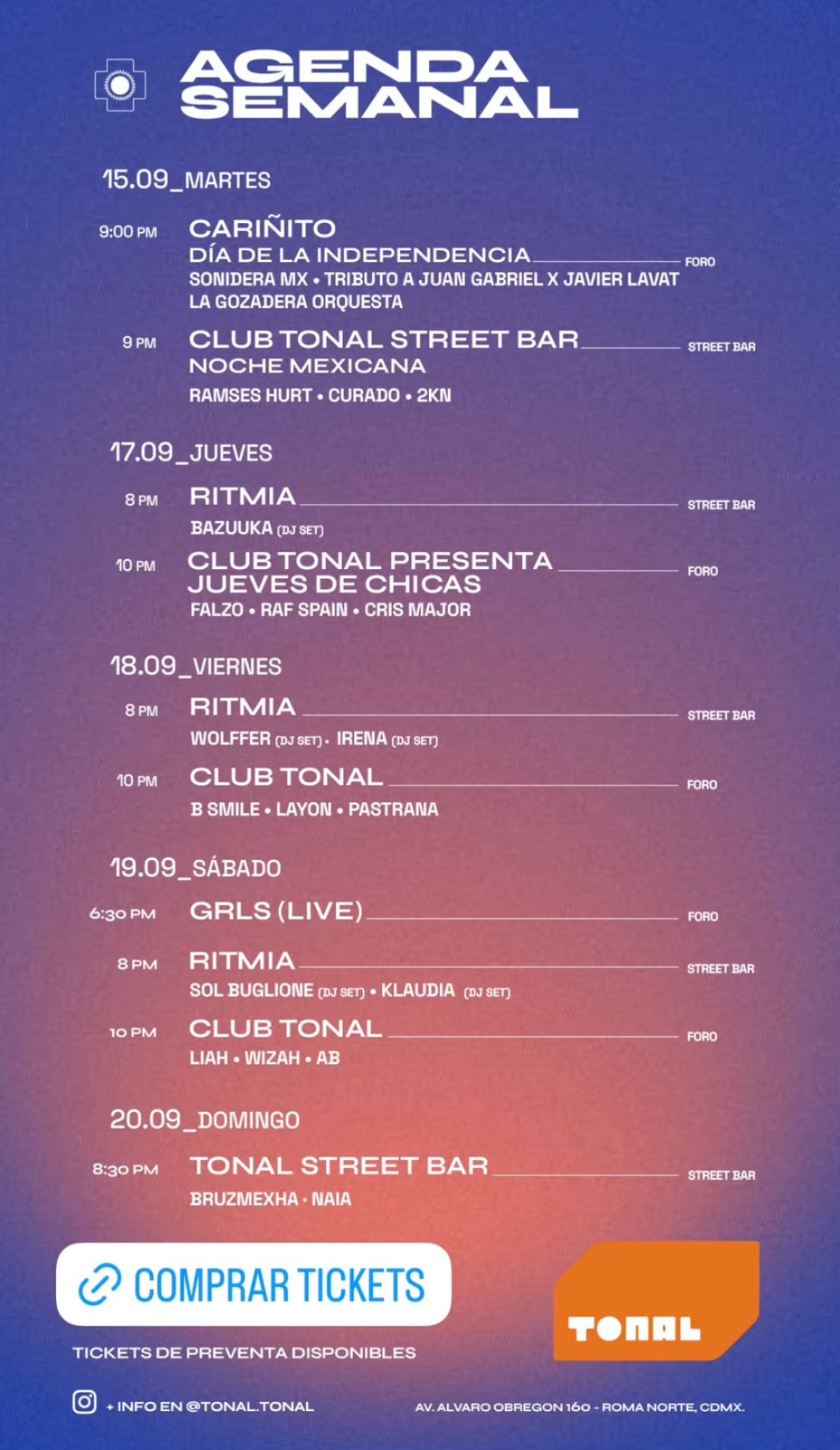 Agenda Semanal