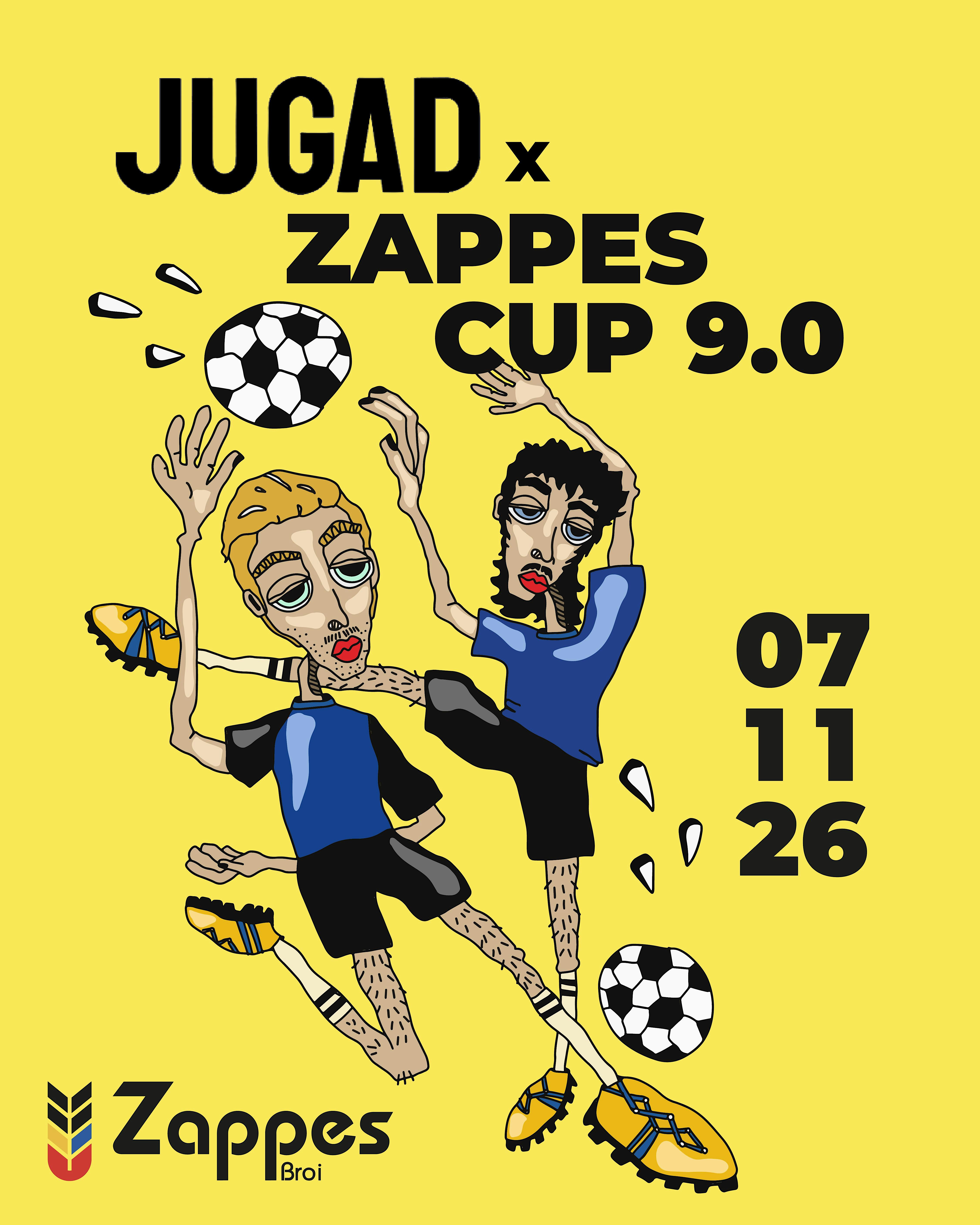 Fußball-Freizeitturnier: JUGAD X Zappes Cup ⚽