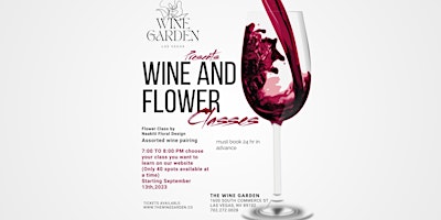 Sip and Design  Wine Bottle Floral Arrangement