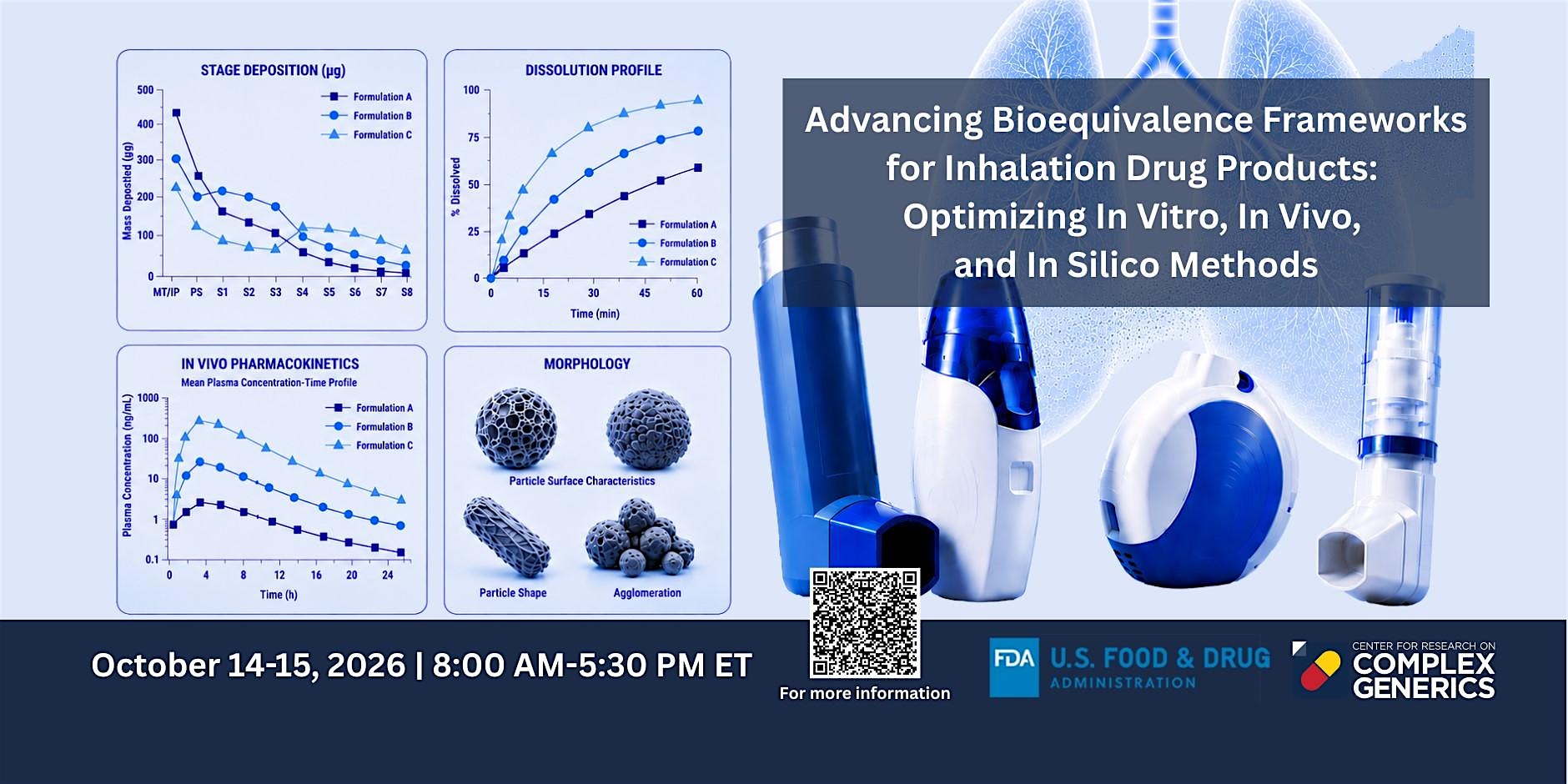 Advancing BE Frameworks for Inhalation Drug Products: Optimizing Methods