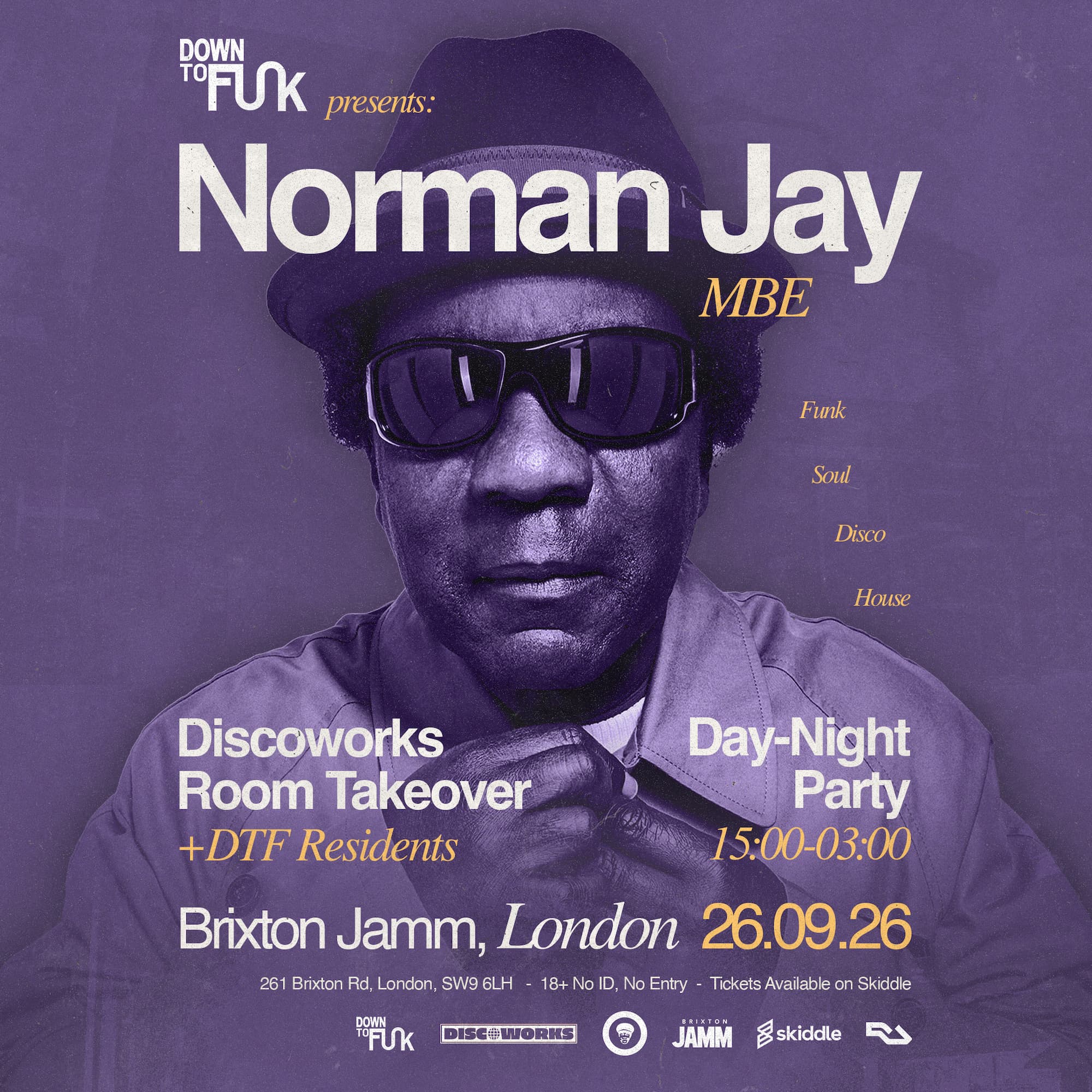 DOWN TO FUNK PRESENTS: Norman Jay MBE