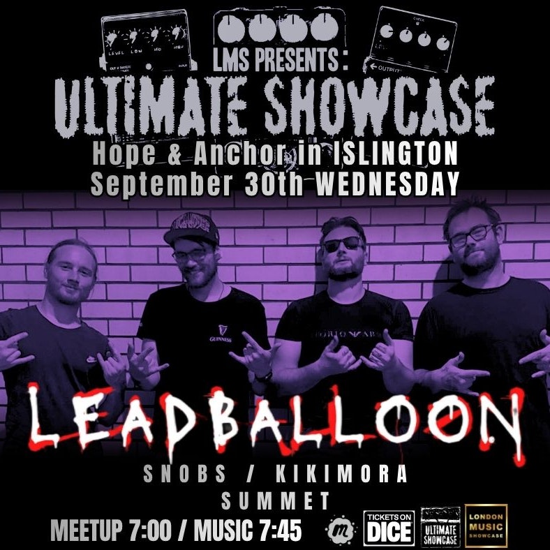 London Music Ultimate Showcase: Leadballoon