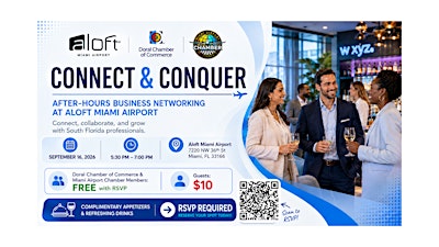Connect & Conquer: After-Hours Business Networking at Aloft Miami Airport