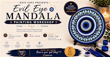 Evil eye mandala painting workshop