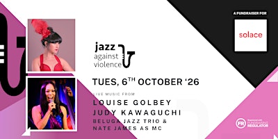 Jazz Against Violence 2026 in support of Solace