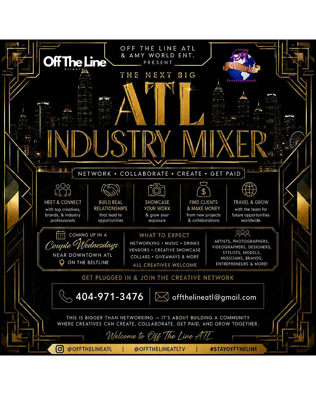 THE NEXT BIG ATL INDUSTRY MIXER is coming to the Atlanta BeltLine