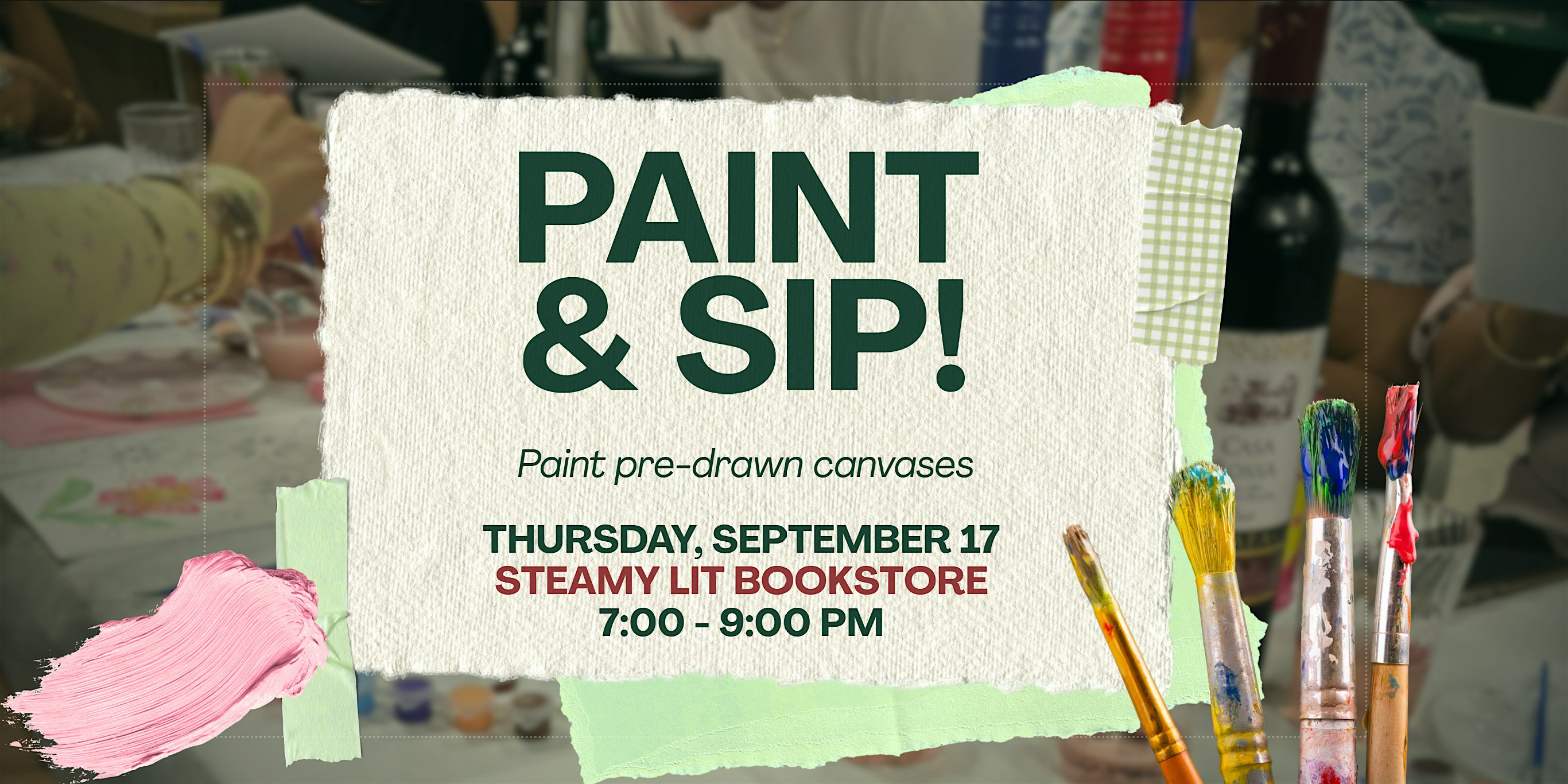 Paint and Sip! Tampa Steamy Lit