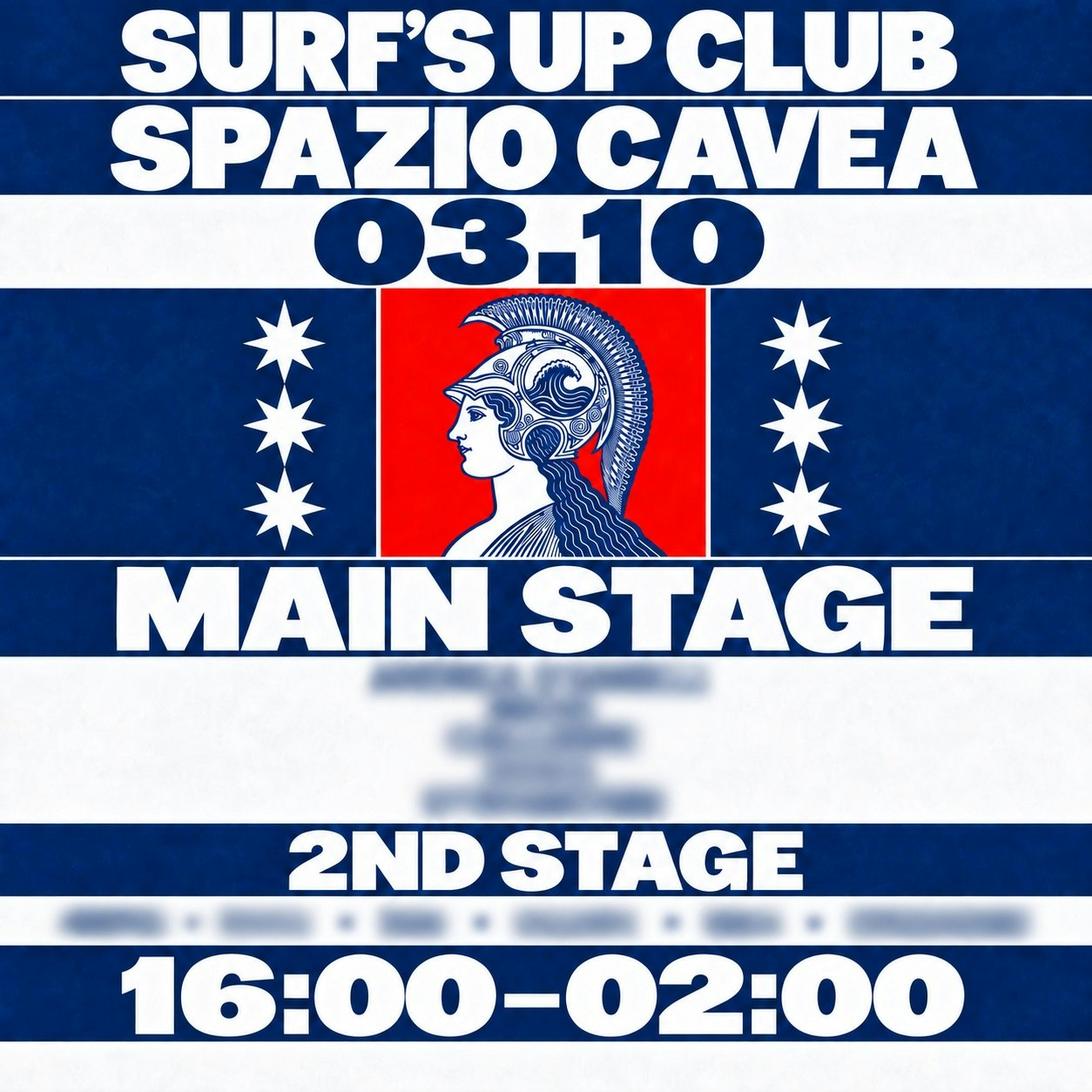 SURF' S UP CLUB AT THE CAVE