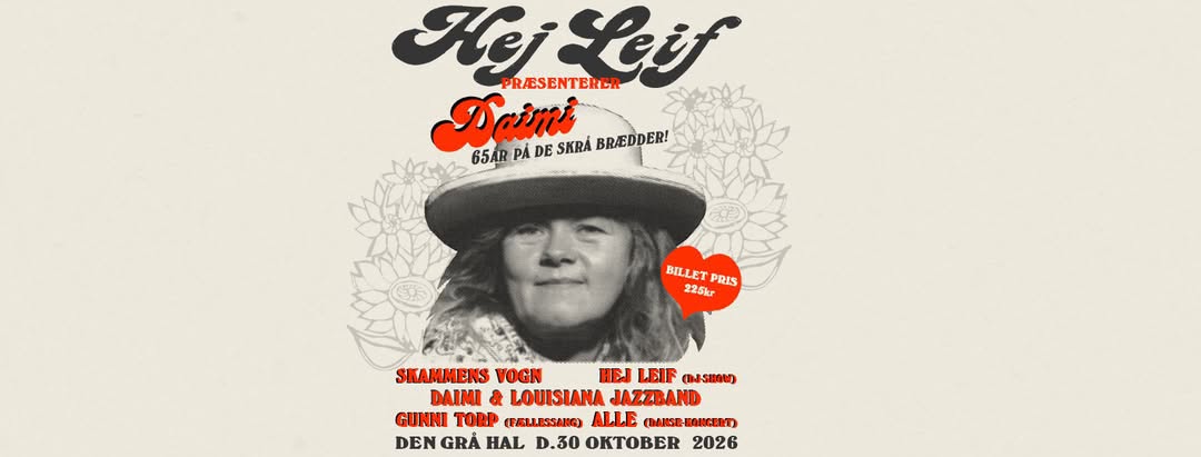 Hej Leif præsenterer: DAIMI - 65 ÅR PÅ DE SKRÅ BRÆDDER