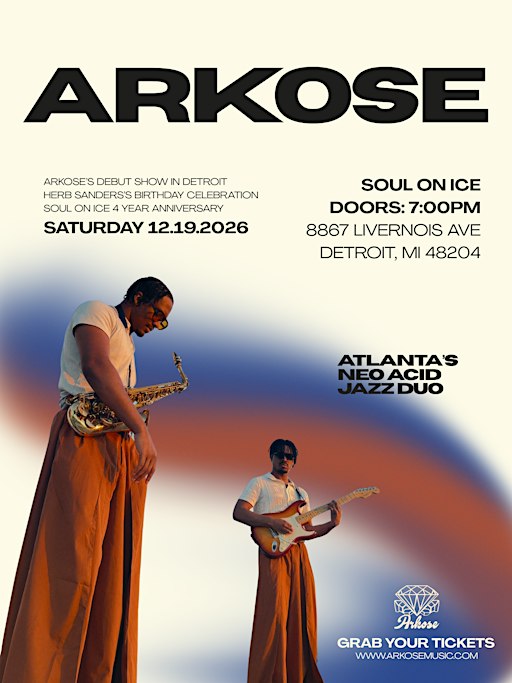 Arkose LIVE at Soul on Ice in Detroit