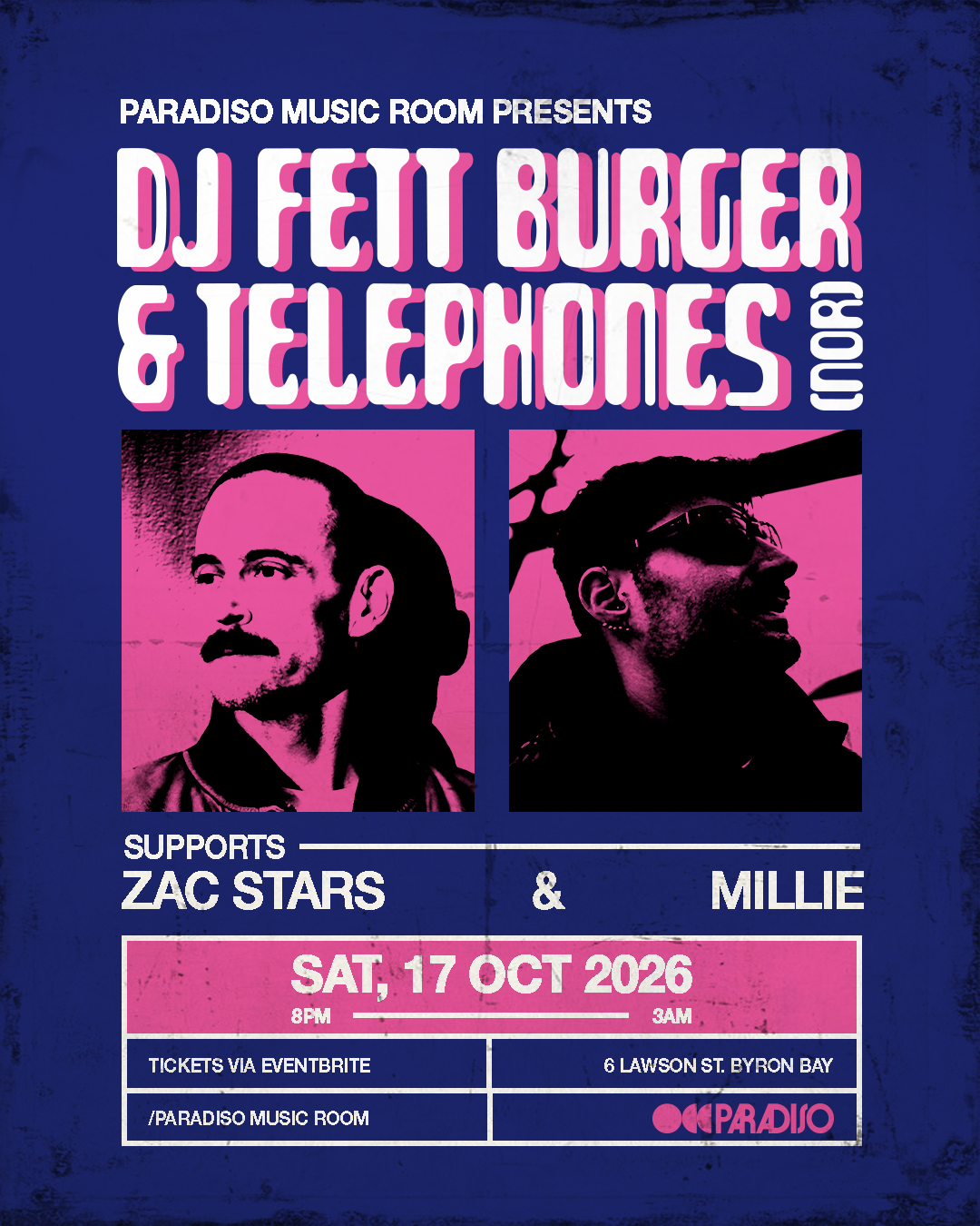 Paradiso presents DJ Fett Burger & Telephones (NOR)