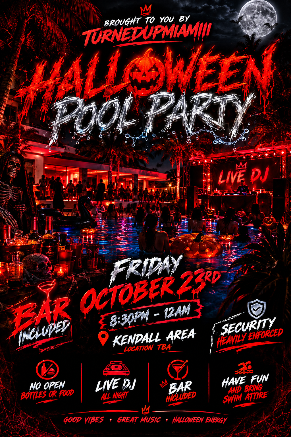 Halloween Pool Party