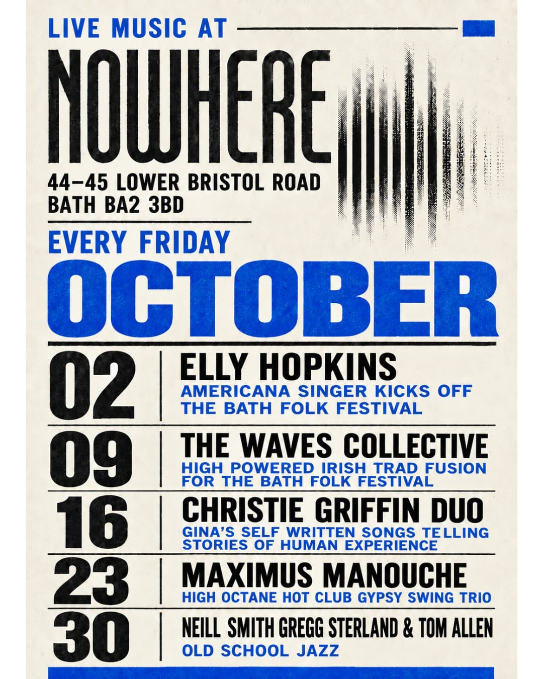 Events Nowhere - CHRISTIE GRIFFIN DUO