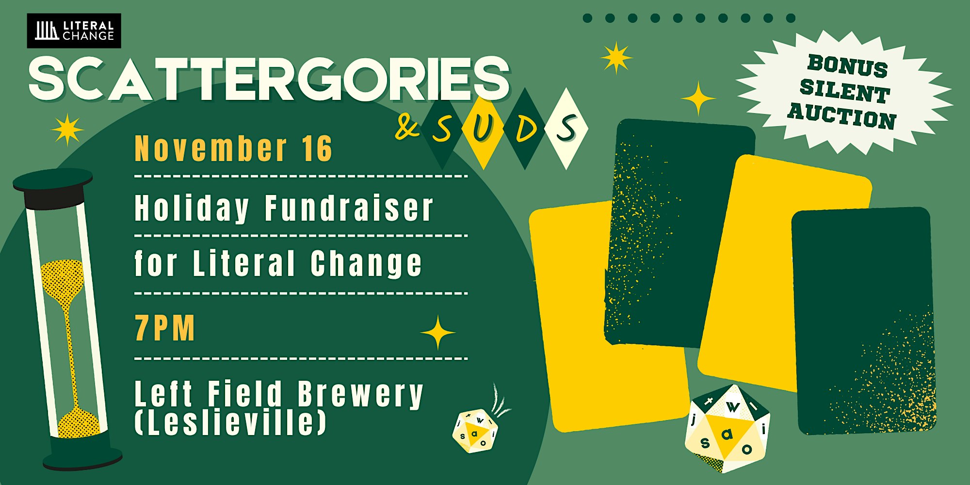 2026 Scattergories & Suds: Game night with Literal Change