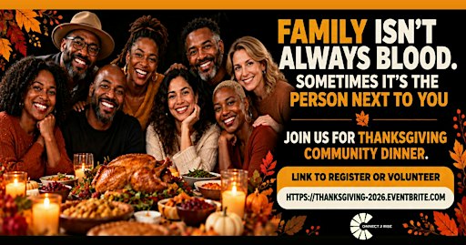 Annual Thanksgiving Day Dinner With Friends - Let's Be Family!