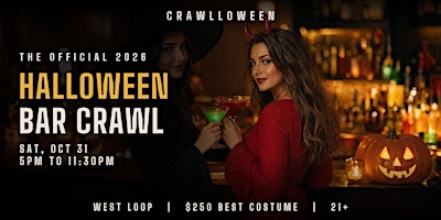 Chicago Official Halloween Bar Crawl - West Loop - Sat, Oct 31