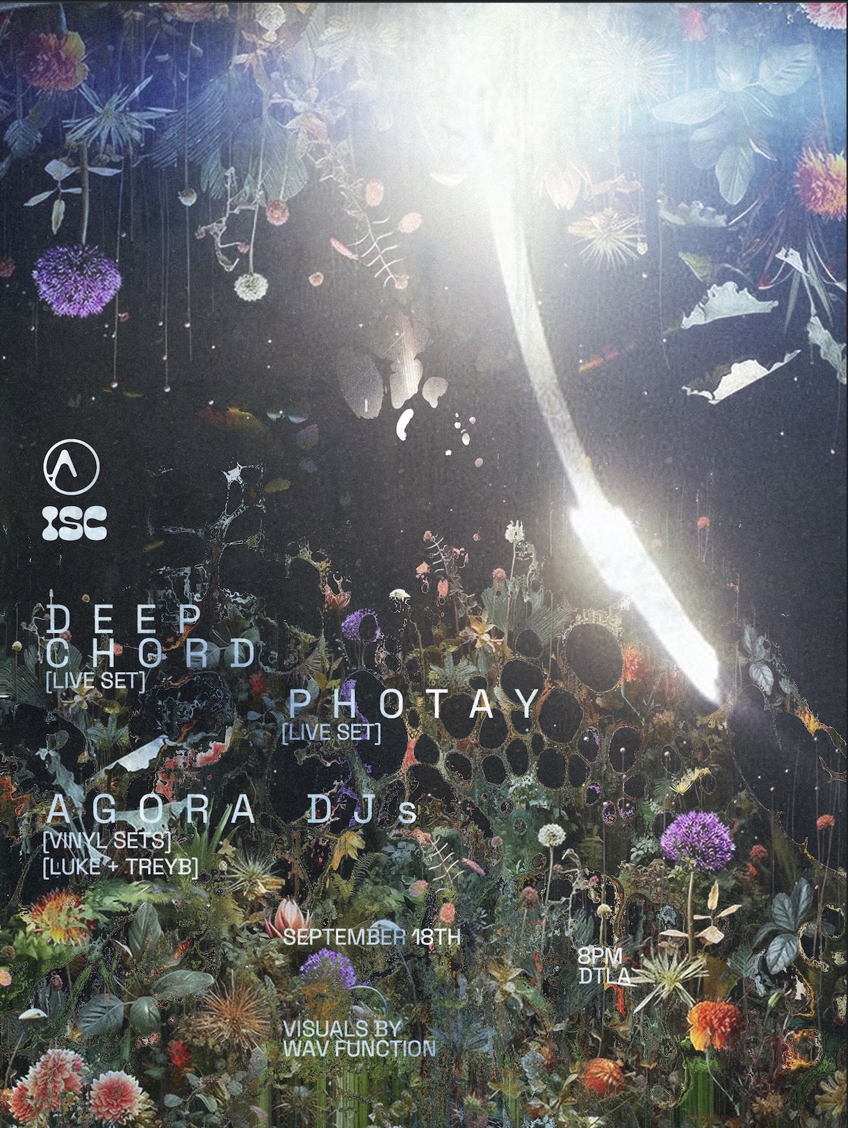 Agora x ISC present: DeepChord (live) + Photay (live)