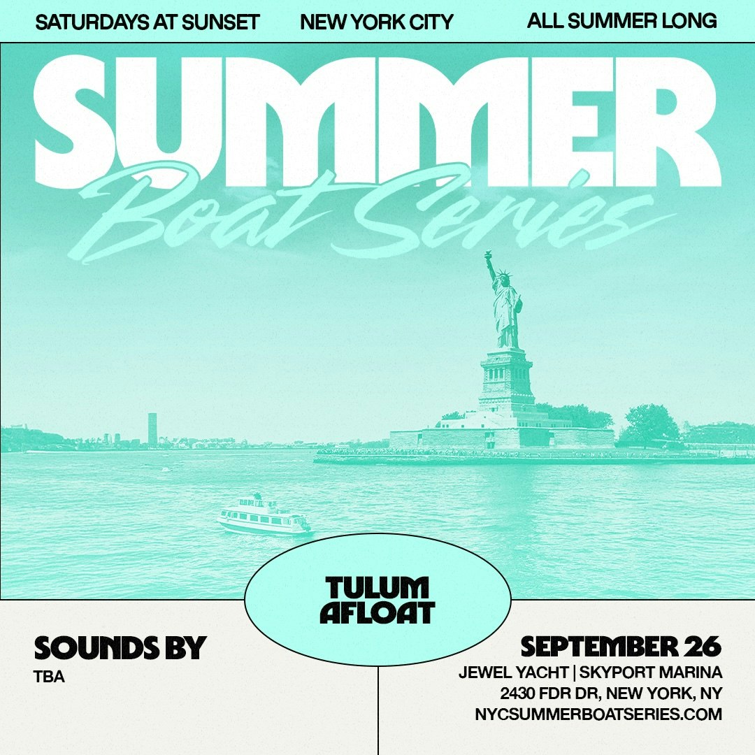 NYC Summer Boat Series - 09.26
