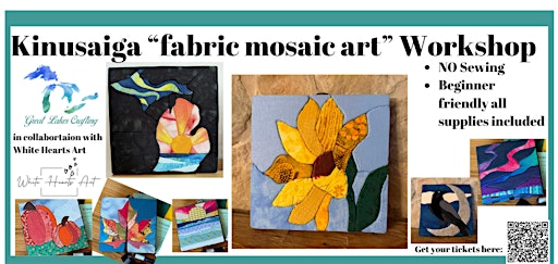 Paw Paw Kinusaiga workshop @ St Julian Winery (Fabric Mosaic Art)