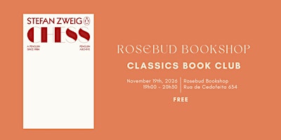Rosebud Bookshop - Classics Book Club - Chess by Stefan Zweig