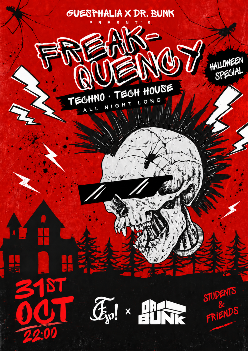 Halloween Semester Opening Rave — Students & Friends