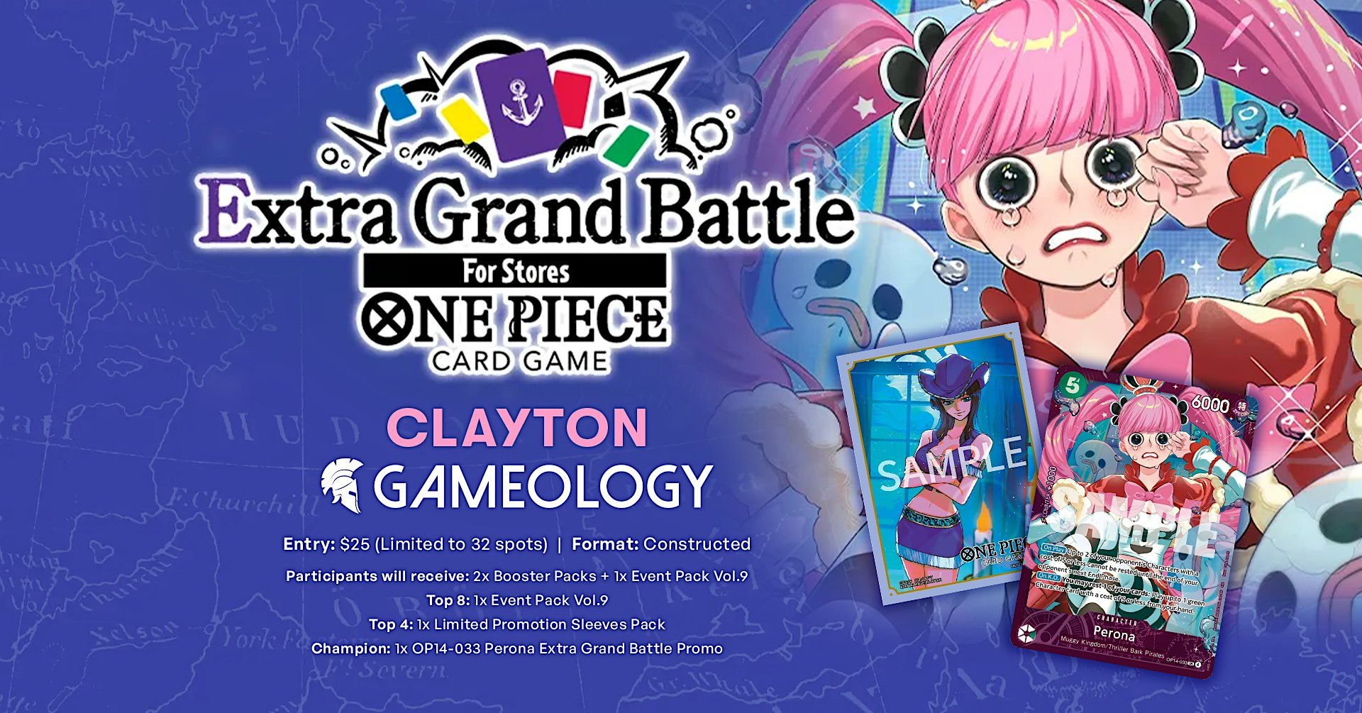 ONE PIECE - Extra Grand Battle For Stores - Gameology CLAYTON - 03/10/26