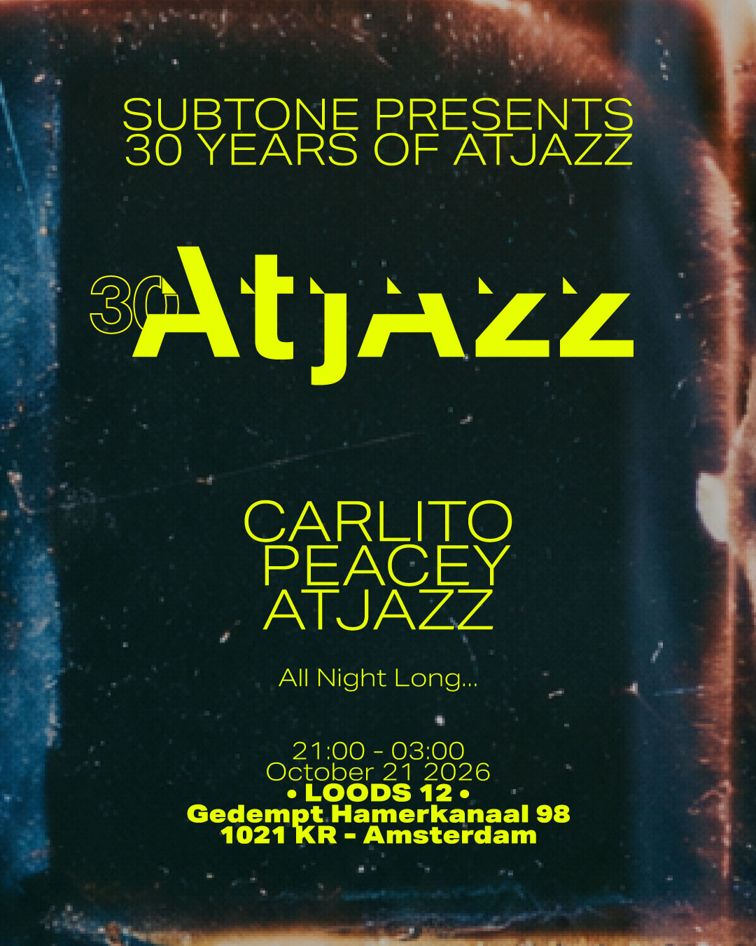 Subtone presents 30 Years Of Atjazz