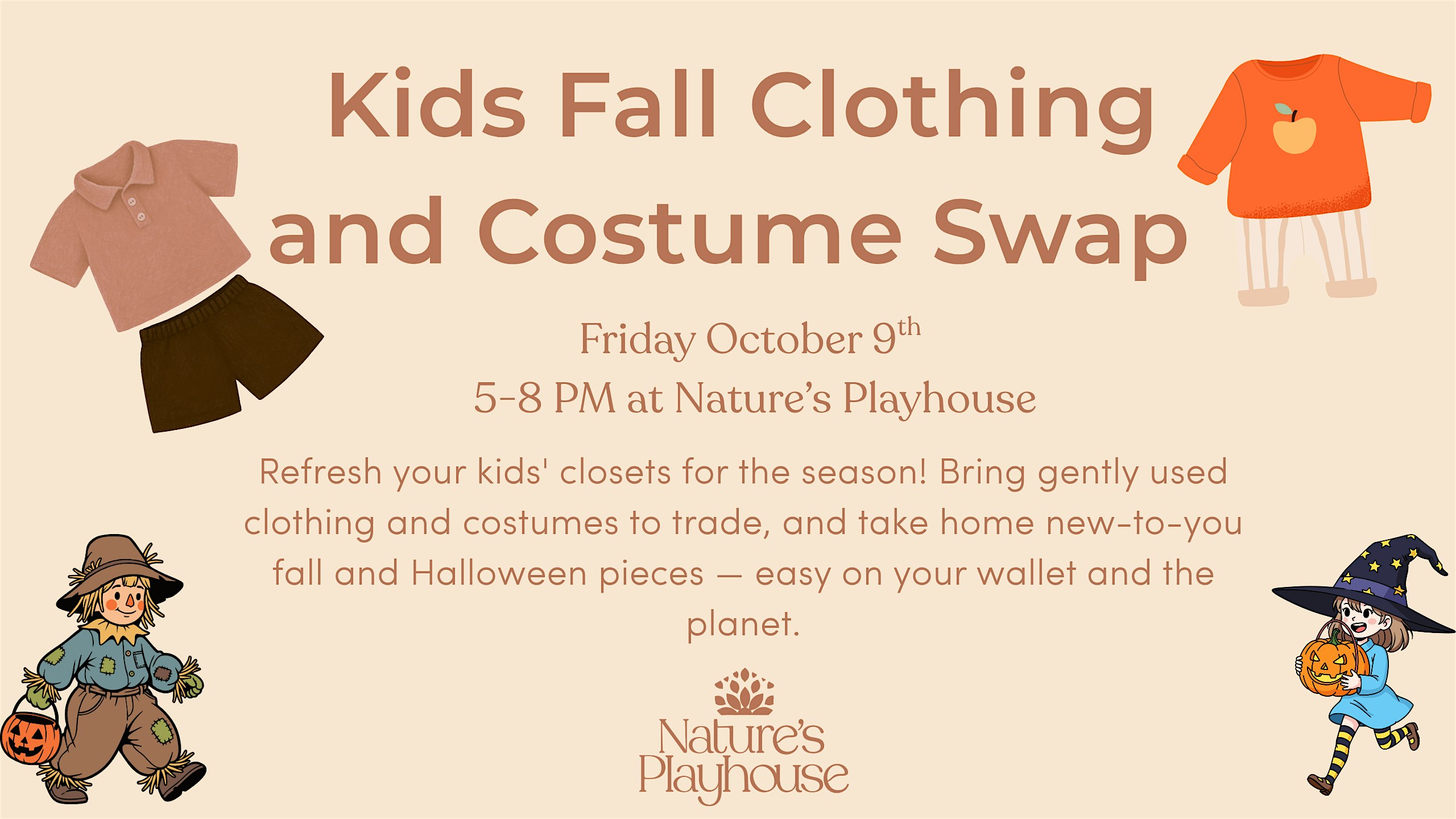 Fall Kids' Clothing & Costume Swap