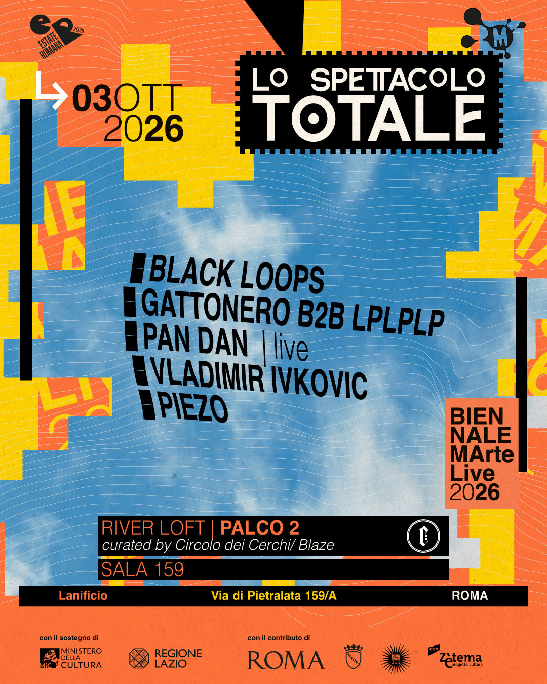 CIRCOLO DEI CERCHI & BLAZE X MARTELIVE - LO SPETTACOLO TOTALE