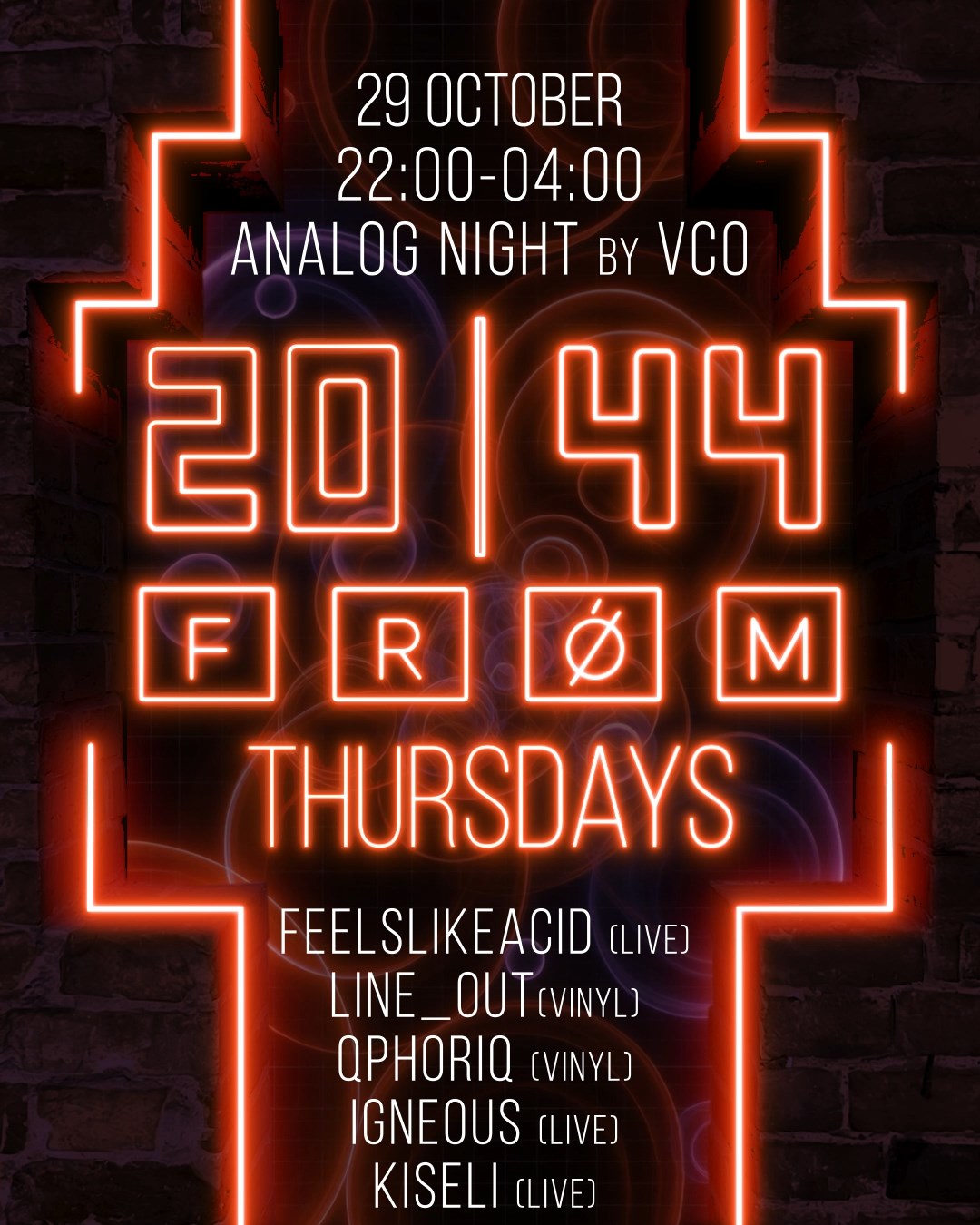 FRØM x VCO / ANALOG THURSDAY