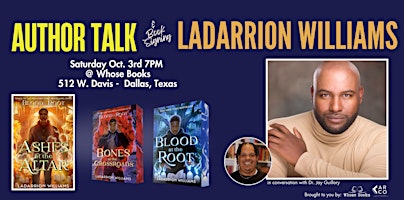 Author Talk: LaDarrion Williams