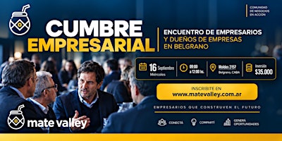 Cumbre Empresarial - Encuentro de Empresarios en Belgrano