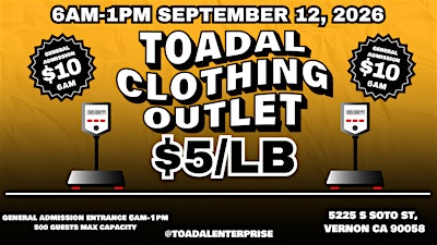 TOADAL CLOTHING OUTLET