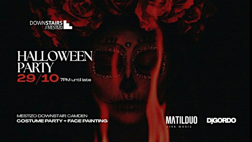 Mexican Halloween Party 2026 | Mestizo Downstairs Camden